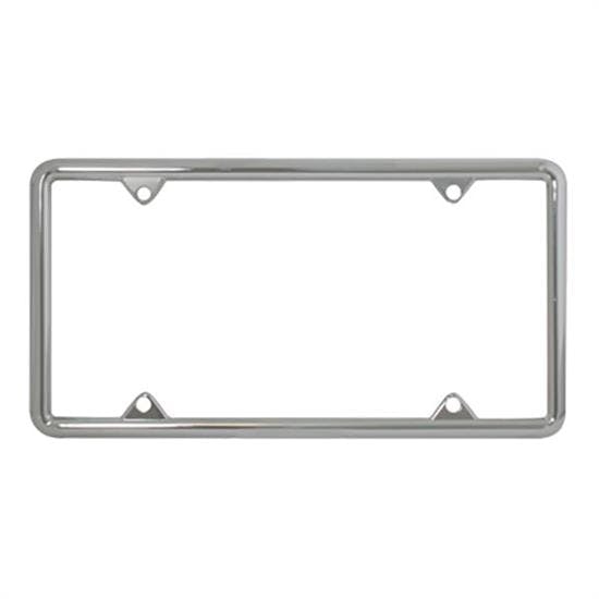Plain License Plate Frames, 4 Hole